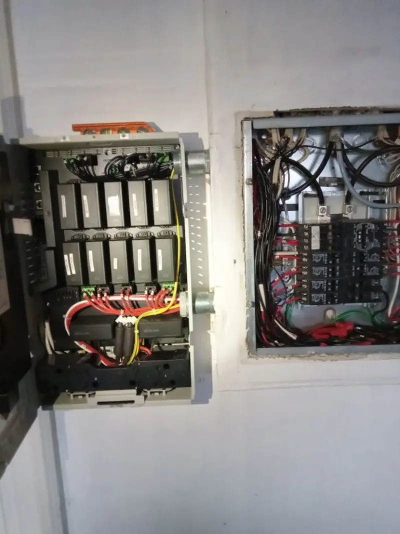 Electrical panel upgrade completed for Indoor Lighting Installation in Pine City